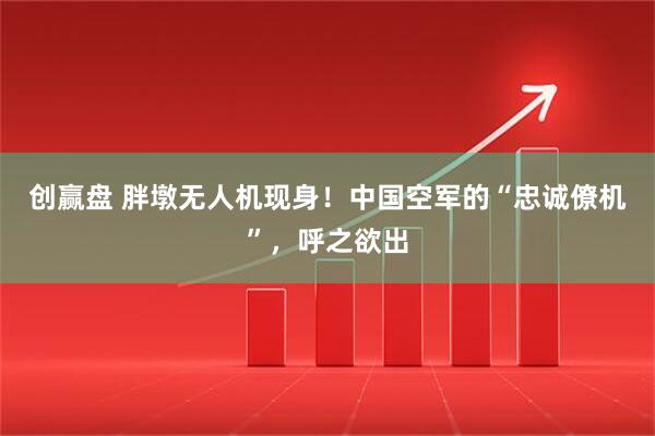 创赢盘 胖墩无人机现身！中国空军的“忠诚僚机”，呼之欲出